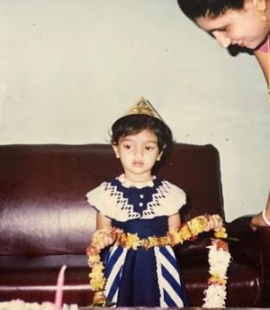 Akanksha Puri's childhood picture