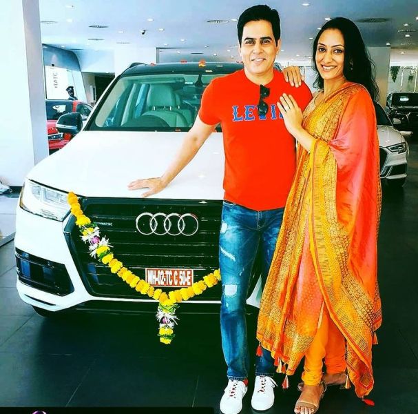 Aman Verma with his brand new car