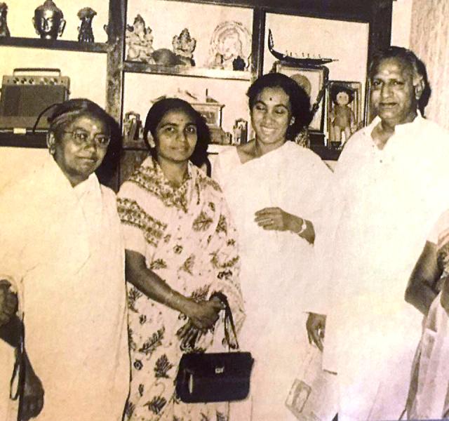 A picture of Margaret Alva, Devraj Urs, and other party leaders in 1972