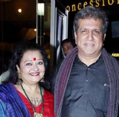 Apara Mehta with her husband