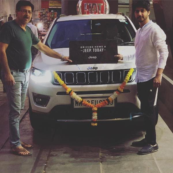 Arjuna Harjai with his brand new car