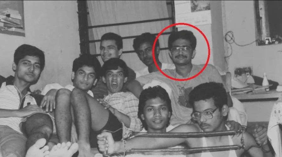 Ashish Chauhan during his college days