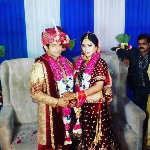 Deepesh Bhan's wedding picture