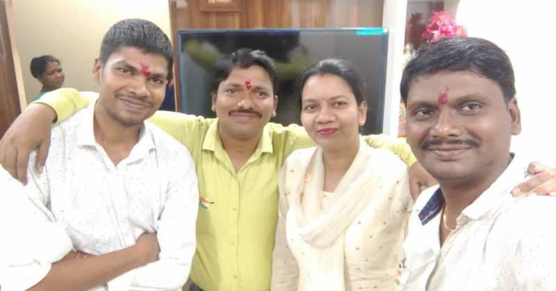 Dinesh Sir with his sister and brothers