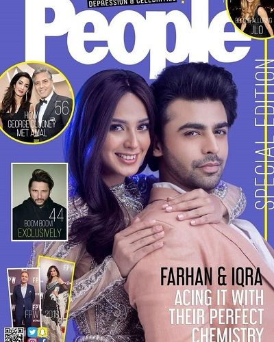 Farhan Saeed featured on the cover of a magazine