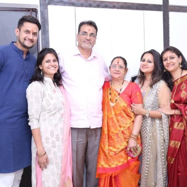 Geeta Joshi with her family