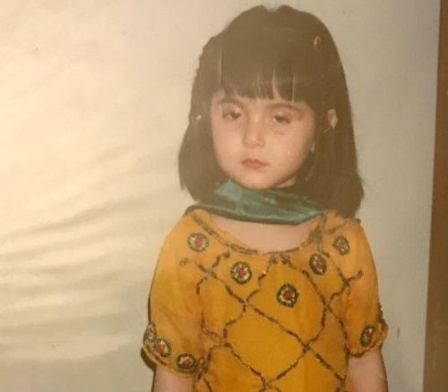 Hania Aamir's childhood picture
