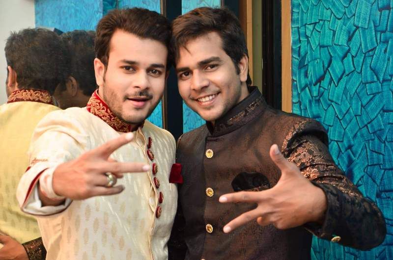 Jay Soni with his brother Harsh Soni