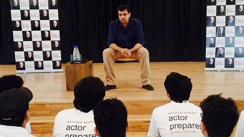 Karan Malhotra during a session at Actor Prepares
