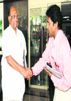 Lalit Modi with Sharad Pawar