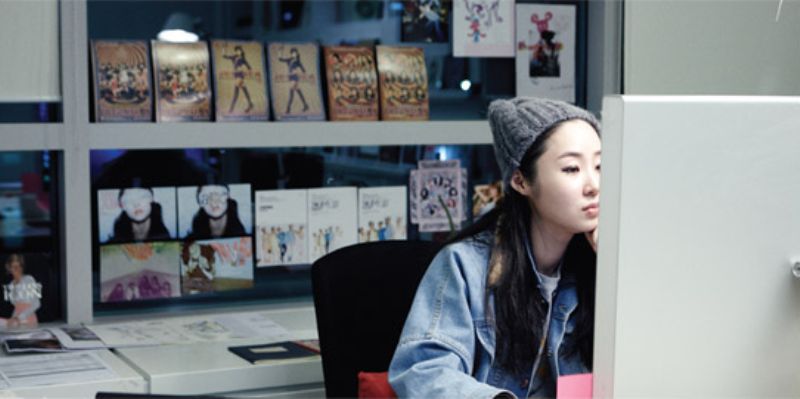 Min Hee-jin working as a graphic designer at SM Entertainment