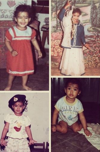 Misha Ghoshal's childhood pictures