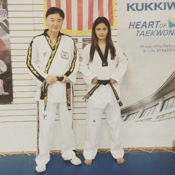 Neetu Chandra at the second Korean Ambassador’s KORUS Taekwondo World Championship in Washington