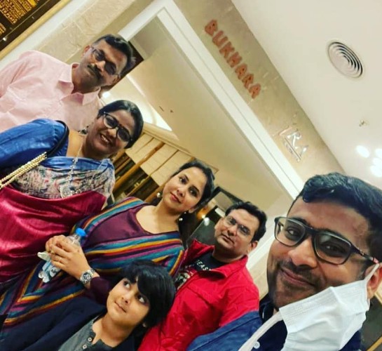 Rohit Ranjan with his family