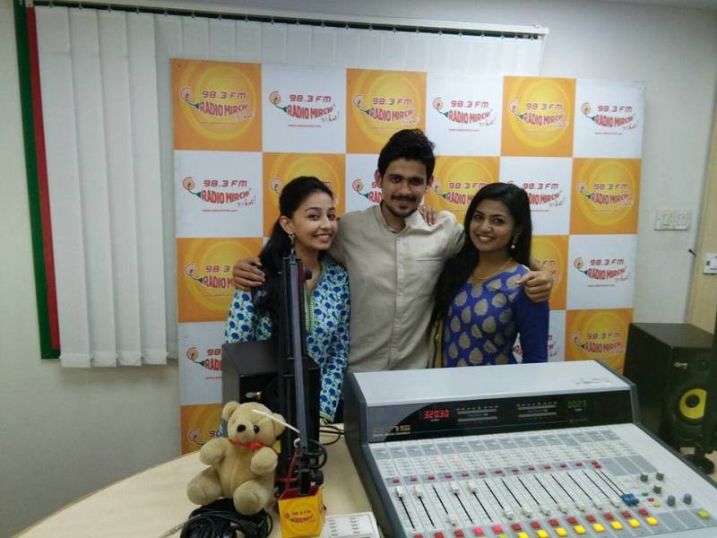 Rupal Nand during the promotion of her film Goth at Radio Mirchi 98.3 FM