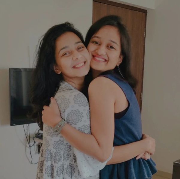 Rupal Nand with her sister
