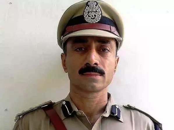 Sanjiv Bhatt in his IPS uniform