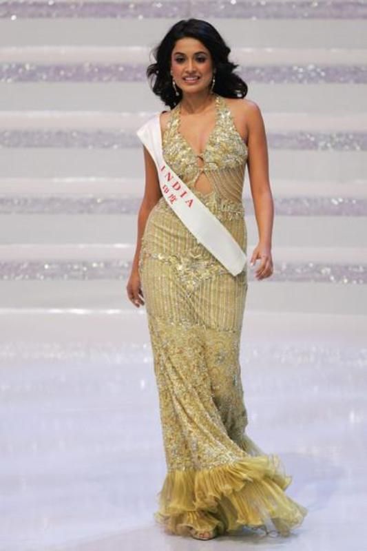 Sarah Jane Dias in Femina Miss India pageant 2007