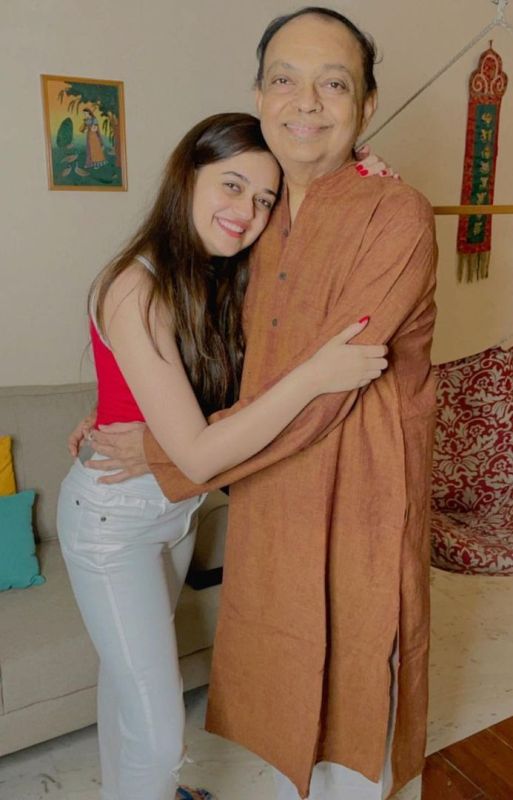 Vaishnavi Rao with her father