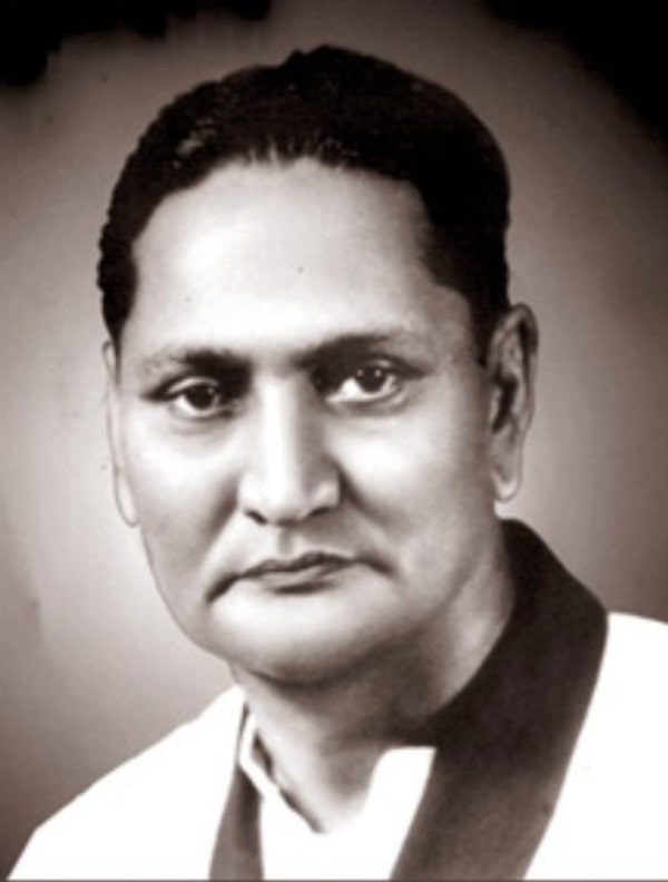 A photograph of Basil Rajapaksa's father DA Rajapaksa