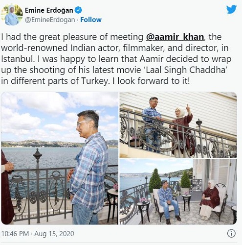 Aamir Khan during his visit to Turkey