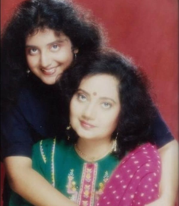 Aarya with her mother, Indu