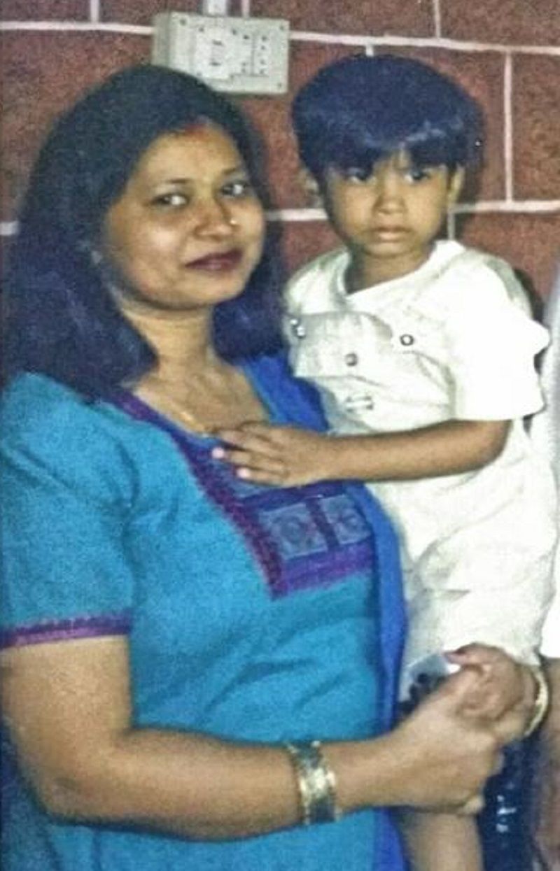 Aayushmaan Srivastava as a child