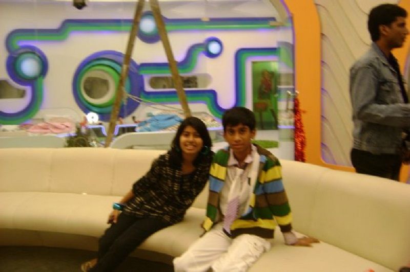 Aayushmaan Srivastava with his sister in Bigg Boss house