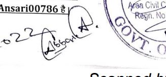 Abbas Ansari's signature