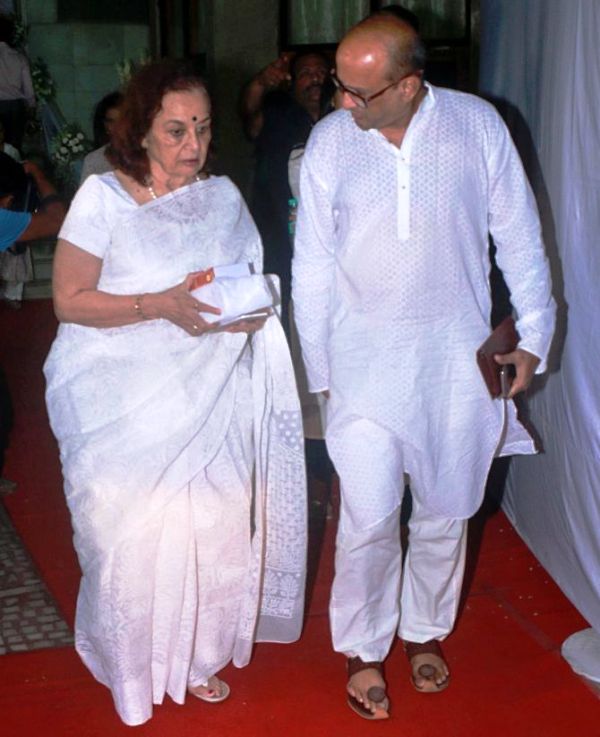 Amrit Mukerji with her husband Deb Mukerji