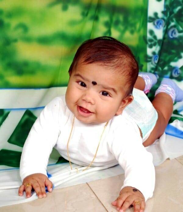 Ashwanth Ashokkumar's picture when he was 8 months old