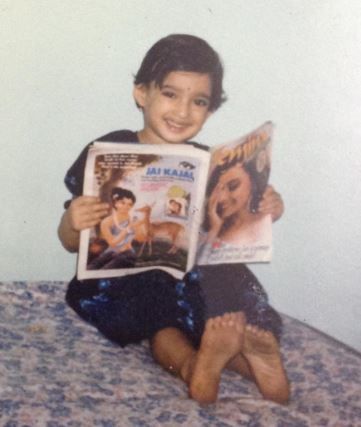 Childhood picture of Priya Bapat