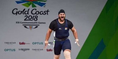 Gurdeep Singh at the Commonwealth Games 2018