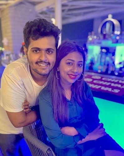 Jayshree Aradhya and her boyfriend