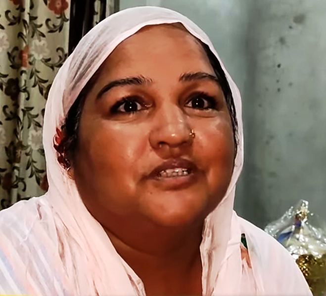 Lovepreet Singh's mother, Sukhwinder Kaur