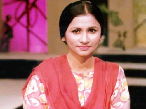 Nayyara Noor in her younger days