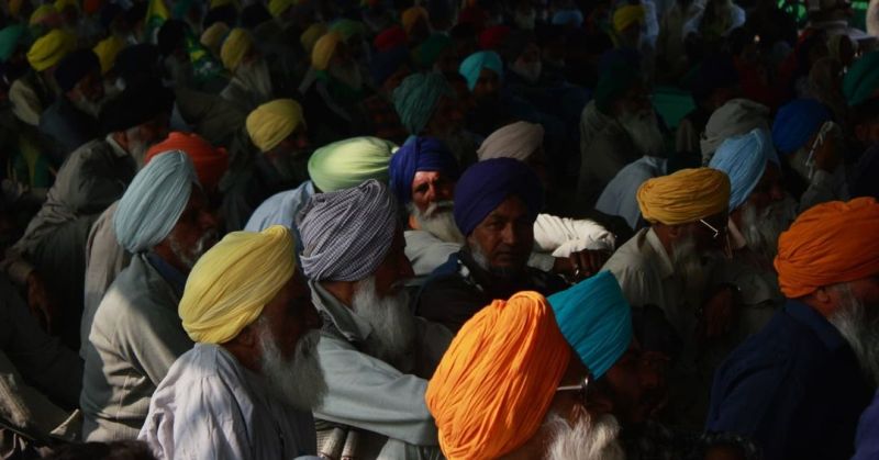 Picture of Farmers from Tikri border on November 2021 during protest(captured by Nidhi Suresh)