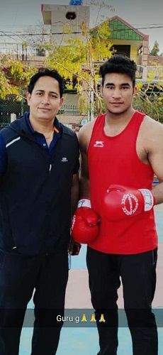 Sagar Ahlawat with Hitesh Deswal