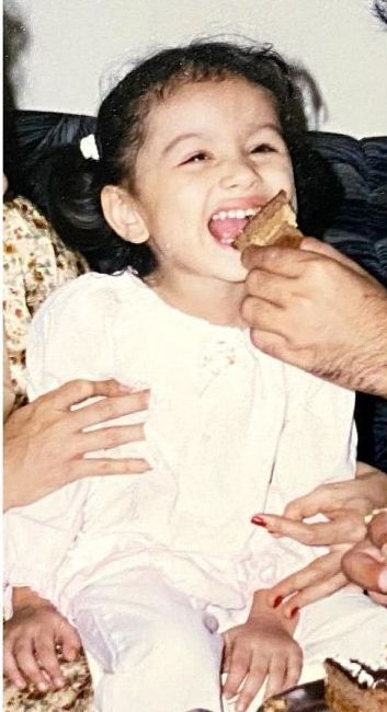 Saniya Anklesaria's childhood picture