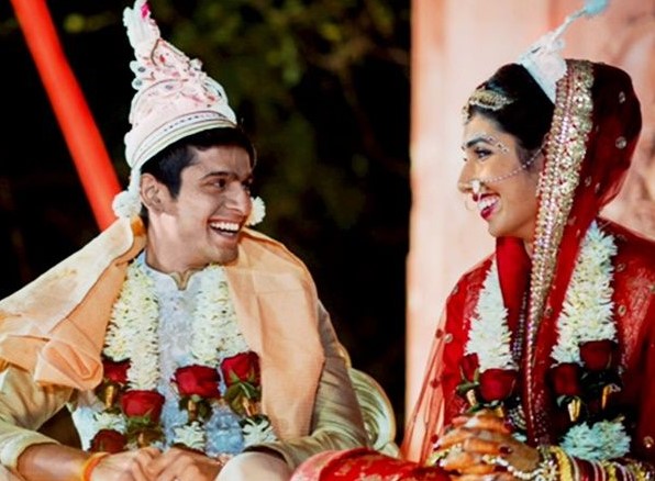 Saurav Ghosal on his wedding day