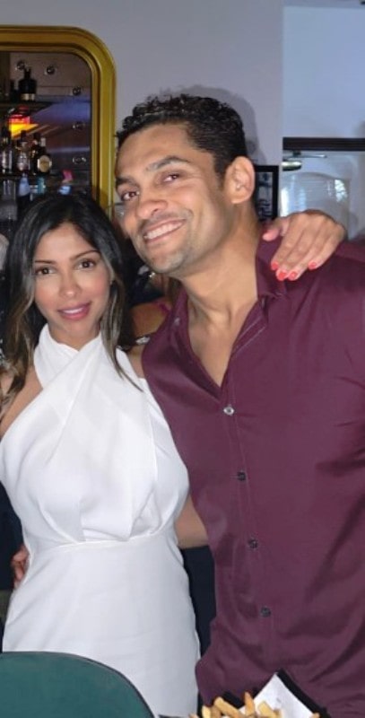 Shital Patel with her boyfriend Niraj Mehta