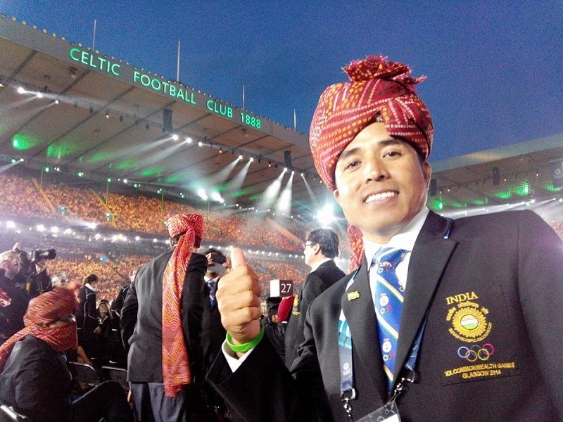 Sunil Bahadur at the Commonwealth Games 2014