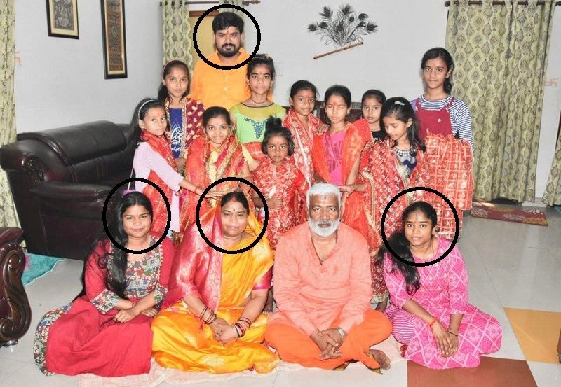 Swatantra Dev Singh with his family