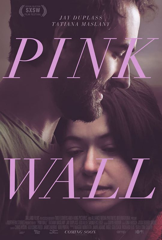 Tatiana Maslany on the poster of the 2019 film 'Pink Wall'