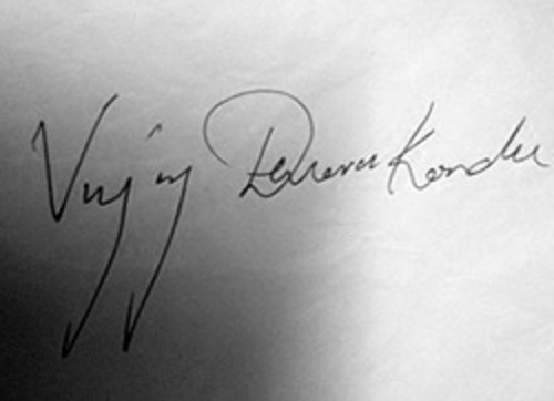 Vijay Deverakonda's autograph