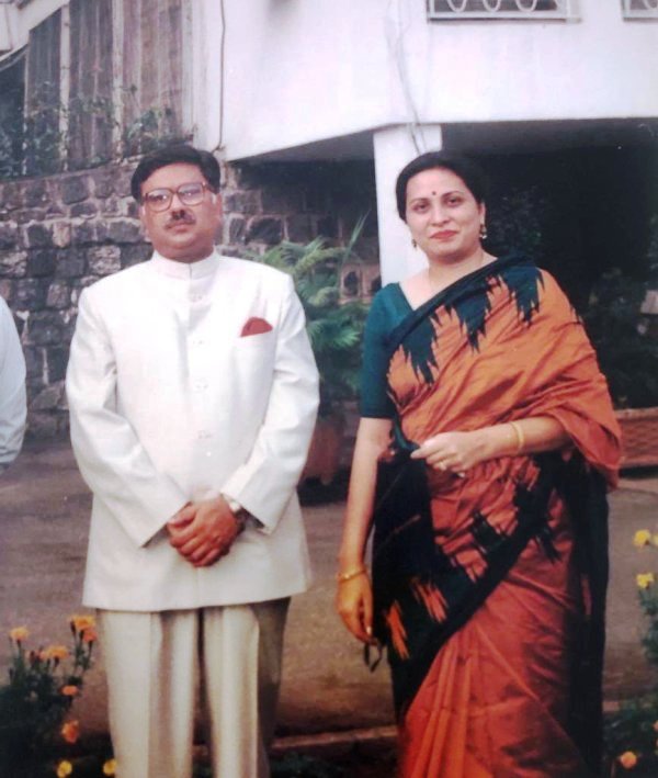 Yogesh Gupta with Arti Gupta