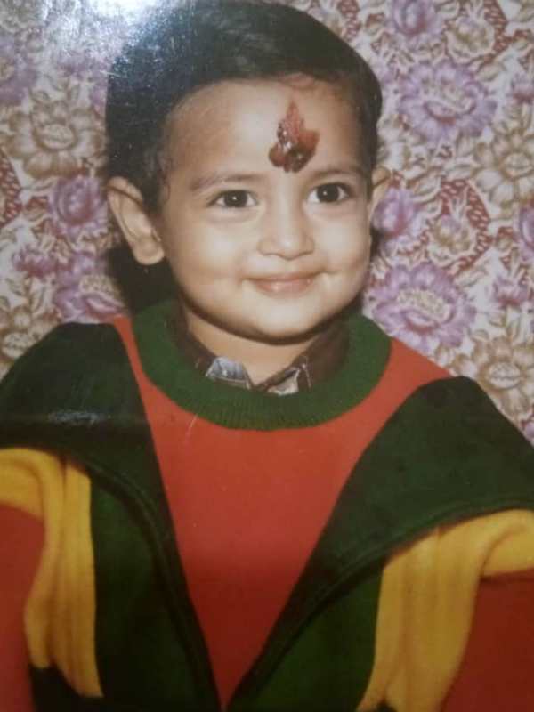 A childhood picture of Shanvi Srivastava