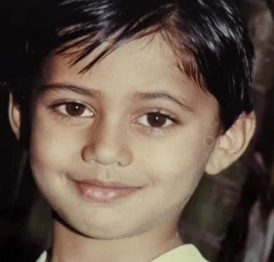 A childhood picture of Shashank Ketkar