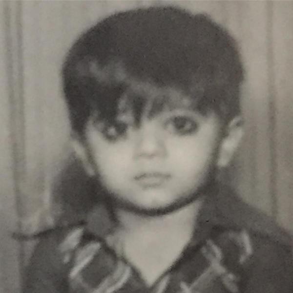 A childhood picture of Tanmay Vekaria