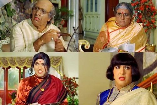 A collage of Govinda's characters from the film 'Hadh Kar Di Aapne'